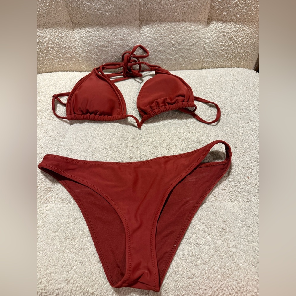Forever 21 - Red String Bikini Set - Size S